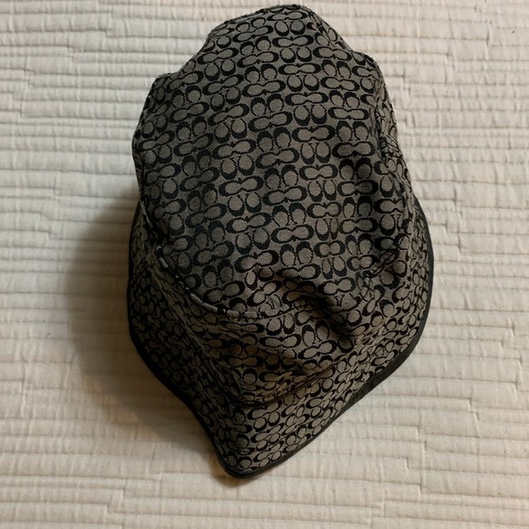 Coach Signature Jacquard Bucket Charcoal Hat SZ P/S Designer Sporty Outdoors - Picture 2 of 10